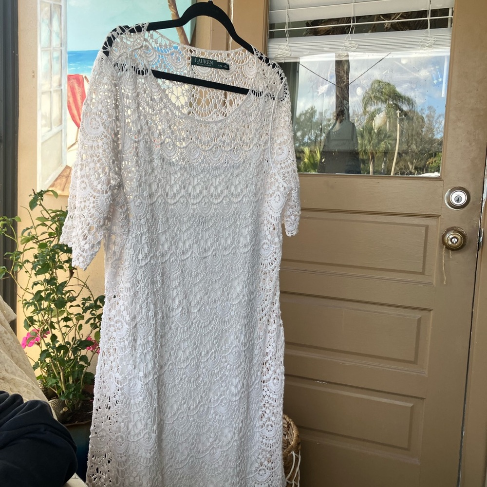 Ralph Lauren Ivory Lace Bridal Gown